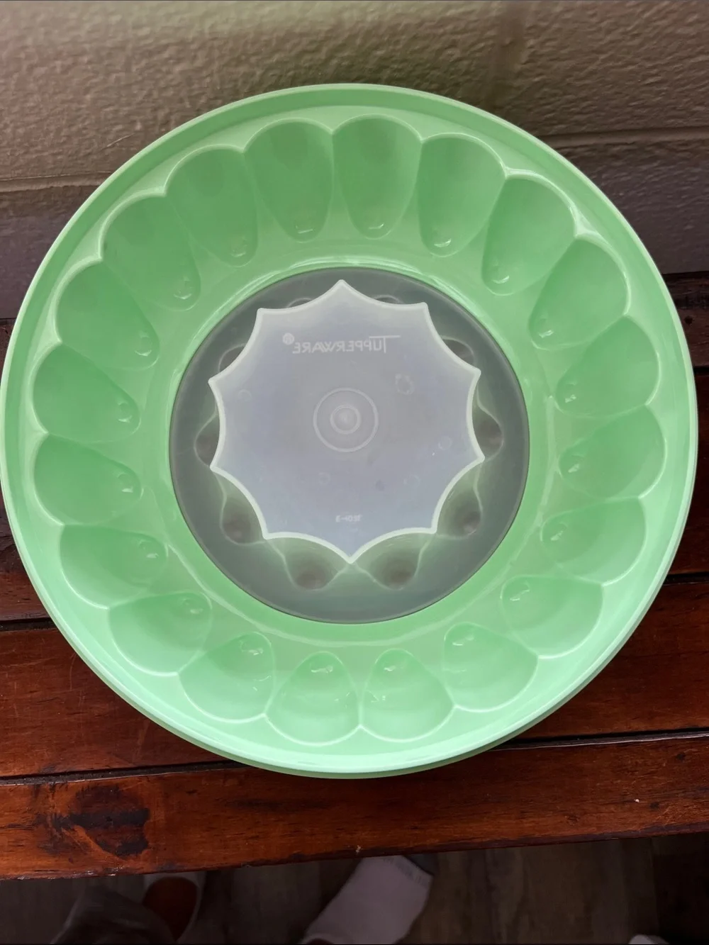 Vintage Jel-N-Serve Mold Tupperware Mint Green 3 Pieces